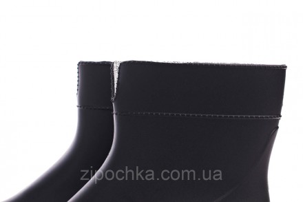 Жіночі гумові напівчоботи чорні на чорній підошві
Розмірний ряд: 36-41
Верх взут. . фото 4