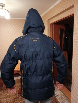 Куртка зимняя теплая. длина рукава от шей 86 см, ширина спины 54 см, длина куртк. . фото 3