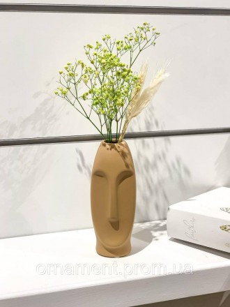 
Керамічна ваза — сучасний дизайн. Цікава деталь вінтер'єра для розміщення різни. . фото 2
