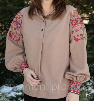 Вишиванка жіноча — патріотична українська сорочка, виготовлена з натурального ль. . фото 4