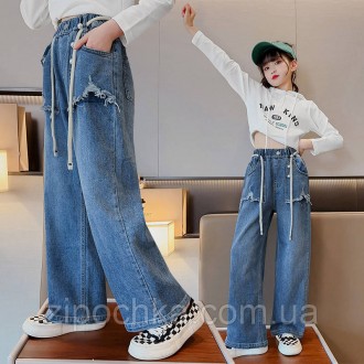 Кюлоти стильні джинси:
24: довжина 70 см , півобхват бедер 36 см
25: 72/37 см
26. . фото 3