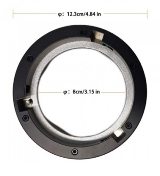 
Адаптер байонета Bowens для Godox AD400pro (BW-AD400PRO)
Переходник для креплен. . фото 5