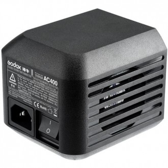 Адаптер Godox AC400 Adapter для AD400pro (AC400)
Адаптер постійного струму AC400. . фото 3