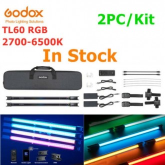 Набор LED трубок Godox Tube TL60-B Light Two-Light Kit (TL60 TWO LIGHT KIT)
Набо. . фото 2