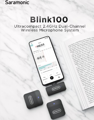 Беспроводная микрофонная система Saramonic Blink100 B4 для 2 персон с разъемом L. . фото 3