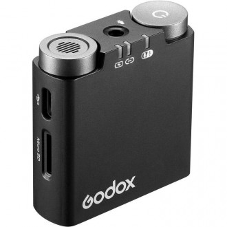  Мікрофонна система Godox Virso M1 Wireless Microphone System для камер і смартф. . фото 7