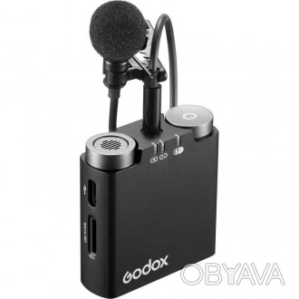 Мікрофонна система Godox Virso M2 2-Person Wireless Microphone System для камер . . фото 1