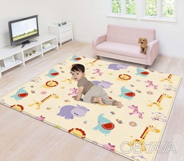 Цей дитячий килимок - ідеальне рішення для безпечної та комфортної гри малюків. . . фото 1