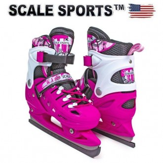 Дитячі розсувні ковзани Scale Sport Рожевий (розмір 29-33)
Категорія: Для дівчат. . фото 6