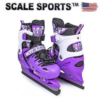 Детские раздвижные коньки Scale Sport Фиолетовый (размер 29-33)
Категория: Для д. . фото 3