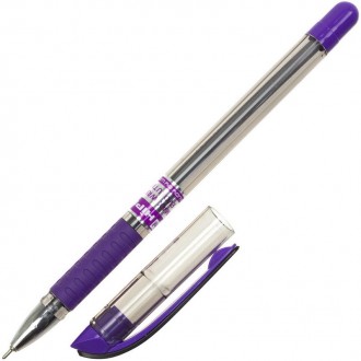 Ручка масляна Hiper Max Writer Evolution 2500м 0,7мм фіолетова. . фото 3