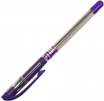 Ручка масляна Hiper Max Writer Evolution 2500м 0,7мм фіолетова. . фото 2