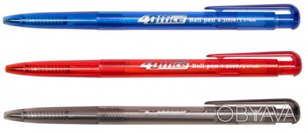 Ручка шариковая автоматическая 4Office 0,7мм синяя 4-2009/1
 
Ручка шариковая ав. . фото 1