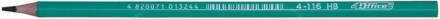 Олівець чорнографітний 4Office HB зелений (72) 4-116. . фото 2