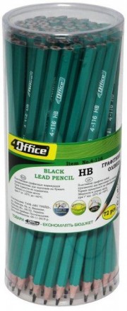 Олівець чорнографітний 4Office HB зелений (72) 4-116. . фото 4