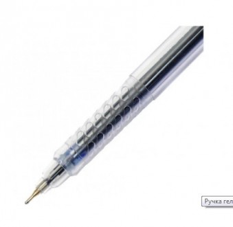Ручка гелева Win Flower 0,6мм синя. . фото 4