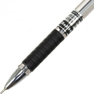 Ручка масляна Hiper Max Writer Evolution 2500м 0,7мм чорна. . фото 4