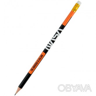 Олівець чорнографітний Axent Nasa з гумкою (36) NS22-056. . фото 1