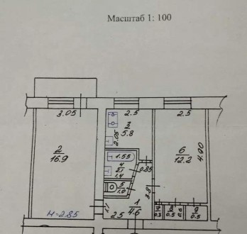 Номер оголошення на сайті компанії: SF-2-834-319-OB.
Продам 2-кімнатну квартиру . . фото 3