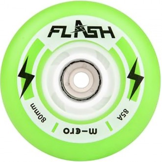 Micro Flash – комплект светящихся колёс диаметром 80 мм для роликов. Повышают бе. . фото 4