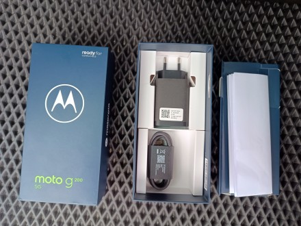 Продам смартфон Motorola G200 (Stellar Blue). 8/128 Gb. Повний комплект + захисн. . фото 4