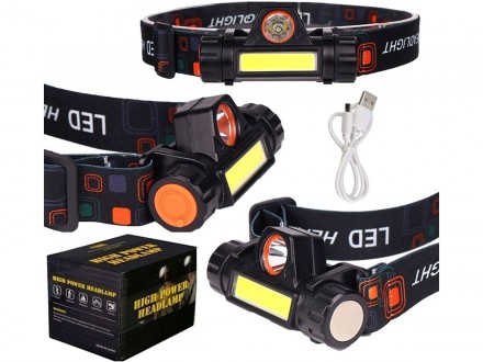 ЛІХТАРИК ЛІХТАР ФОНАРИК НАЛОБНИЙ ТАКТИЧНИЙ DDK 823 CREE COB USB LED +МАГНІТ
ПОТУ. . фото 3