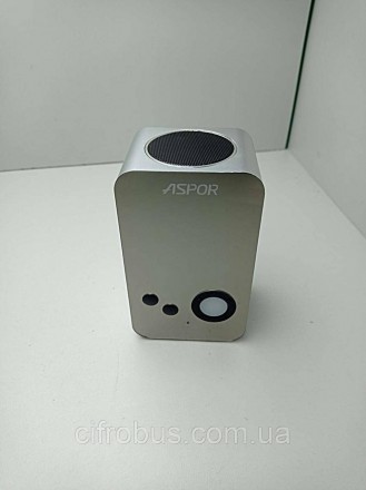 Колонка Aspor-A658 вертикальна Bluetooth, чорна — портативна колонка, що працює . . фото 2