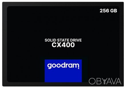 
Твердотельный накопитель SSD 256GB SATA III 3D TLC 2.5" GOODRAM CX400 SSDPR-CX4. . фото 1