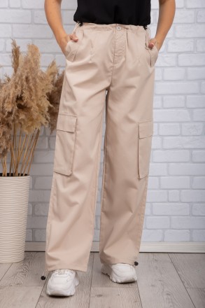 Свободные женские брюки ZM бежевые. Одесса. фото 1