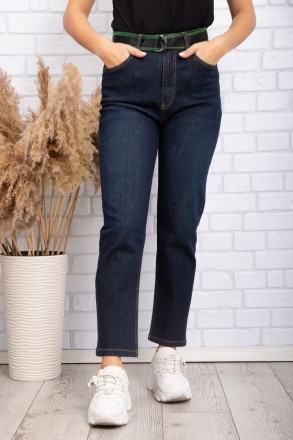 
Классические женские джинсы, производство Турция. Крой зауженный, длина 7/8. По. . фото 2