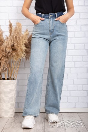 
Стильные женские джинсы, производство Китай. Крой свободный, длина полная. Поса. . фото 1
