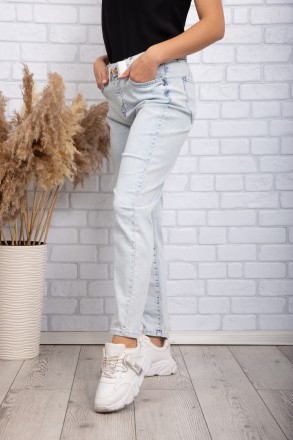 
Стильные женские джинсы, производство Турция. Крой свободный, длина 7/8. Посадк. . фото 4