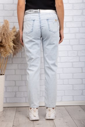 
Стильные женские джинсы, производство Турция. Крой свободный, длина 7/8. Посадк. . фото 5
