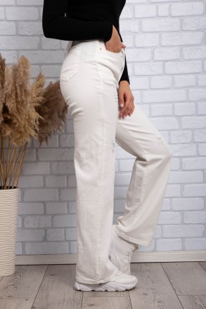 
Стильные женские джинсы, производство Китай. Крой клеш, длина полная. Посадка в. . фото 3