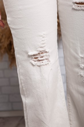 
Стильные женские джинсы, производство Китай. Крой клеш, длина полная. Посадка в. . фото 6
