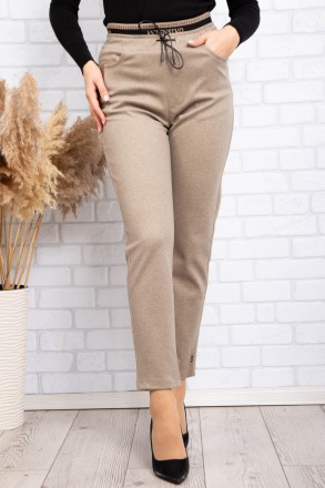 Стильные женские брюки, производство Турция. Крой свободный, длина 7/8. Посадка . . фото 2