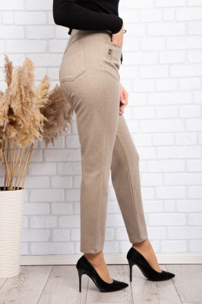 Стильные женские брюки, производство Турция. Крой свободный, длина 7/8. Посадка . . фото 4