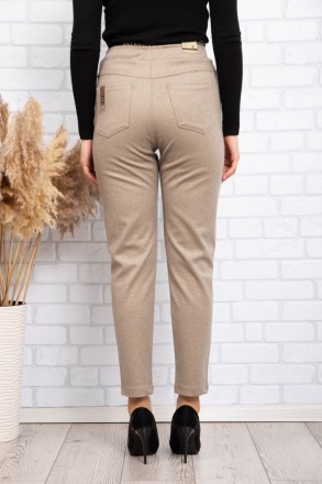 Стильные женские брюки, производство Турция. Крой свободный, длина 7/8. Посадка . . фото 5