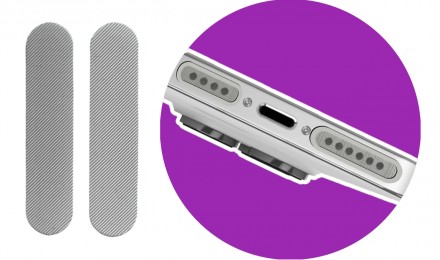 Универсальная пылезащитная сетка-фильтр (наклейка, стикер) для защиты динамика и. . фото 2