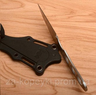 Мини-тактический нож на шею HK10 с фиксированным лезвием и ножнами из кайдекса
Х. . фото 5