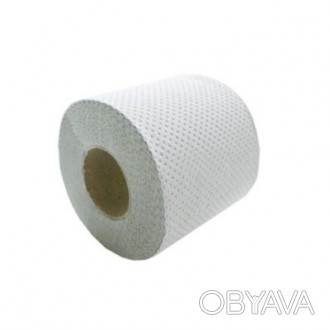 Однослойный туалетная бумага в рулоне POPSA. Изготовлен из макулатуры, натуральн. . фото 1