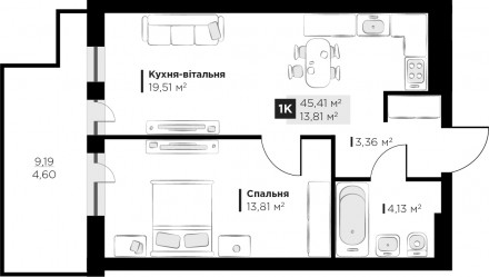 Продається 1 кімнатна квартира у м.Винники ЖК Perfect Life від надійного забудов. . фото 4