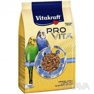 VITAKRAFT PRO Vita budgerigar - це повнораціонний збалансований корм для хвиляст. . фото 1