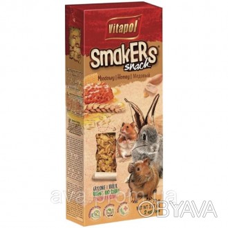 Сmakers® для кроликів і гризунів - мед Містить природні вітаміни В Склад: сирий . . фото 1