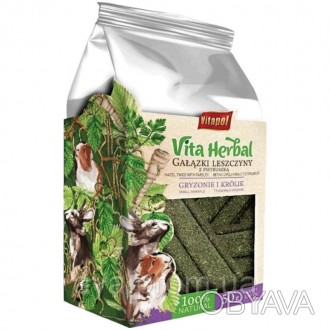 Корм для гризунів Vitapol Vita Herbal пагони ліщини з петрушкой 50 г (5904479141