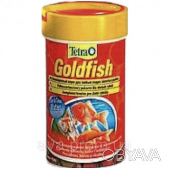 Корм Tetra GoldfishFlake для всіх видів золотих рибок та інших холодноводних риб. . фото 1