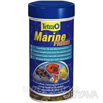 Tetra Marine Flakes Повнораціонний основний корм для дрібних і середніх морських. . фото 1