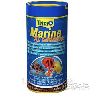 Tetra Marine XL Granules - поживний базовий корм для всіх середніх і великих вид. . фото 1