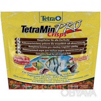  TetraMin Pro Crisps - повнораціонний корм для всіх акваріумних рибок. Виробницт. . фото 1