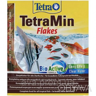 TetraMin - Основний корм для декоративних рибок для довгого та здорового життя р. . фото 1